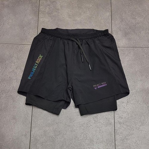 شلوارک ورزشی کشاله دار UNDER ARMOR رنگ مشکی سایز 2XL